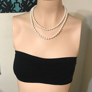 Two authentic vintage pearl necklaces